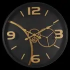 59 Cm Gold & Black Chumming Moving Gear Wall clock (display item like new)
