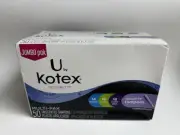 NEW U by Kotex Security Tampons 50 Multi-Pak (14 Regular/18 Super/18 Super Plus)