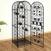 Wine Rack for 45 Bottles Metal vidaXL