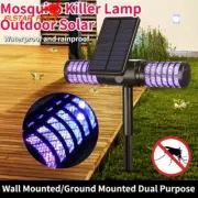 Solar UV Bug Zapper Mosquito Fly Insect Repeller Killer Garden Path LED Light AU