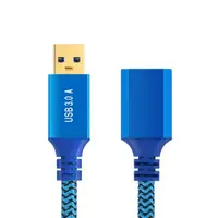 在飛比找蝦皮購物優惠-【勁昕科技】USB3.0延長公對母數據鋁連接線高速傳輸適用隨