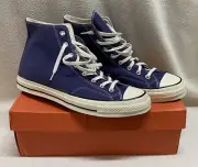Converse Chuck 70 High Canvas Sneakers Uncharted Waters/Egret/Blk Sz US M12-W14