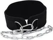 Qianly Professional Weightlifting Dip Strap with Chain for Fitness