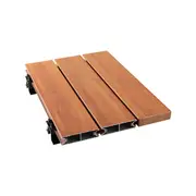 DECO 94 x 25mm 6.5m Silky Oak DecoDeck Aluminium Decking System