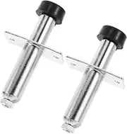 2 Pcs Automotive Door Lock Replacement Kit Durable with Chrome Finish Easy Installation for Car Doors and Trunks Enhanced Vehicle Security