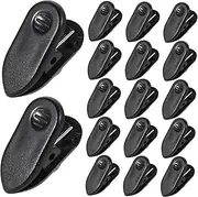 Outanaya 100pcs Headphone Holder Clips Rotatable Earphone Wire Clamps Collar Clip for Sports Secure Earphone Storage and Daily Use