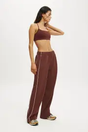 [Body] Body - The Ultimate Soft Track Pant - Cappuccino/coconut milk S CAPPUCCINO/COCONUT MILK