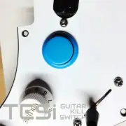 Tesi DITO Snap-in 24MM Momentary Arcade Button Guitar Kill Switch Light Blue