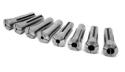 WEN 33182A 8-Piece Imperial Steel Collet Set for R8 Metal Milling Machines