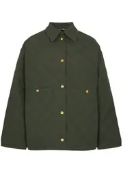 Kassl Editions Quilted Shell Jacket - Dark Green - 40 (UK12 / M) 40 (UK12 / M)
