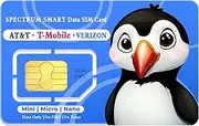 Spectrum Smart Data Only SIM Card: for Security Cameras, Trail Cameras, Hunting Cameras, Hotspots, Tablets, No Voice & No Text