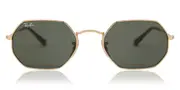 Ray-Ban RB3556N Octagonal 001 Men's Sunglasses Gold Size 53