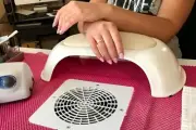 manicure table arm rest padded cushion stand medium height