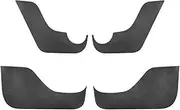 Rynplex 4Pcs Car Interior Door Anti Kick Pad Cover Anti-Dirty Protective Panel Sticker, for, for Smart, #1 2022 2023 Car Door Kick Mat(Black_Turn Fur)