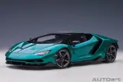 LAMBORGHINI CENTENARIO COUPE LP770-4 VERDE ARTEMIS GREEN 1:18 by AUTOart 79202
