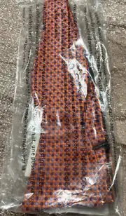 Nordstrom Bow Tie Tangerine w/ Light & Navy Blue Polka Dots NWT