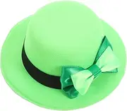 [Beavorty] Headdress St Patricks Hat Hair Clip Decorative Hat Hair Clips Caps Cap Dunce Women's Fascinators St. Patrick's Day Accessories Light Green Pulp