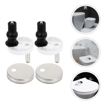 Toilet Seat Accessories Hinge for Fittings Kit Fixings Quick Release Hardware