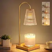 Candle Warmer Lamp Australia, Table Lamp with Dimmable and Timer for Jar Candles with 2 Bulbs, Home Décor Products for Thanksgiving Christmas Mother's Day Birthday Women & Mom Gifts