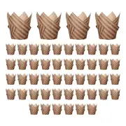 50PCS Newspaper Cupcake Liner Baking Cup for Wedding Muffin Cupcake7384