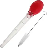 Cooking Silicone Turkey Baster Set Barbecue Baster Cleaning Brush for Roasting Basting