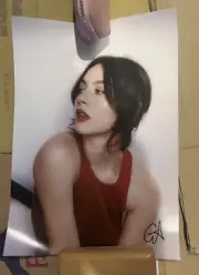 Gracie Abrams Signed Australian Exclusive Poster The Secret Of Us