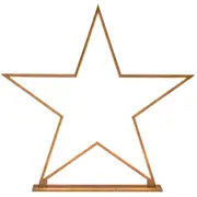 87cm Bamboo Star Table Lamp Desk Light LED Strip Modern Designer - Natural