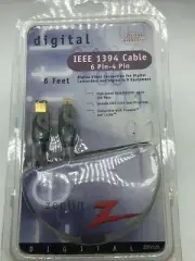 NEW ZENITH 6 Pin-4 Pin 6 ft Digital IEEE 1394 FireWire iLink Cables ZDTV120