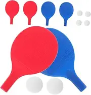 MOBUTOFU Comfortable Table Tennis for Kids Lightweight Design Strong Construction for Training Recreational Play