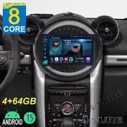 4+64GB Android Radio Stereo Carplay for BMW Mini Cooper Clubman 08-14 Countryman