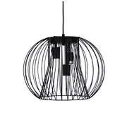 MALO.45 3 LIGHT WIRE PENDANT BLACK