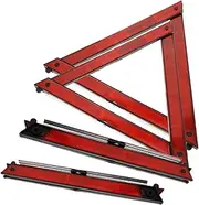 Gatuida Pcs Road Triangle Reflector Emergency Triangle Sign for Car Reflective Safety Sign Driveway Reflectors for Safety