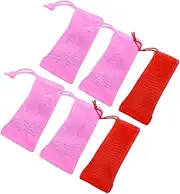NULYLU Body Soap Bar Cleanser Face Cleanser Method Body Wash Soap Pouch Net Random Color
