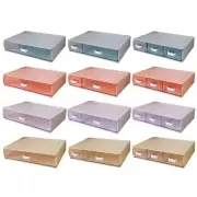Stackable Tabletop with Clear Drawer for Storage Makeup Tools Jewelry