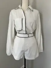 New Commense Cotton And Linen Short Set Small