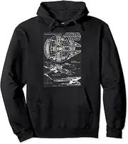 [STAR WARS] Rebel Schematic Grid Pullover Hoodie