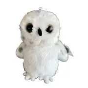 Aurora Snowy Owl White Plush #31345 Eco Friendly Stuffed Animal Soft Lovey