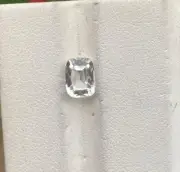 2.10 Carat Natural cut Kunzite Cushion shape loose gemstone from Afghanistan.