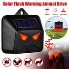Solar Power Animal Repeller Ultrasonic Outdoor Pest Mice Snake Deer Repellent