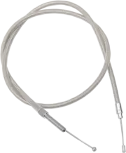 Drag 63 11/16" Stainless Steel Braided HE Clutch Cable 87-94 Harley Davidson FXR