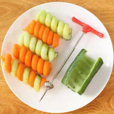 Vegetables Spiral Knife Carving Tool Potato Carrot Cucumber Salad Chopper