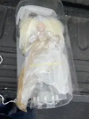 Porcelain Angel Lighted Tree Topper