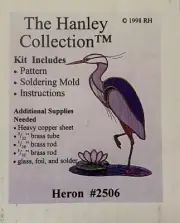 Soldering Mold Heron Kit #2506 Delphi Ceativity Center Hanley Collection Pattern