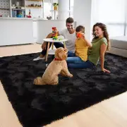 Fluffy Large Area Rugs 6x9 Feet, Modern Minimalist Style Shag Fuzzy Rugs, Non...