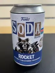 Funko SODA Marvel Guardians of the Galaxy Vol. 2 Rocket Flocked CHASE #1/1600