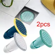 2X Drain Plug Bathtub Hair Catcher Deodorant Drain Backflow Preventer Bathroom