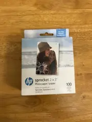 HP Sprocket 2x3" Premium Zink Sticky Back Photo Paper (100 Sheets)
