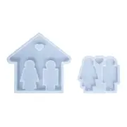 for Key Wall Hanging Keychain Silicone Mold with Hole Keyring Pendant Handmade M