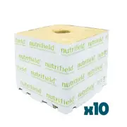 Nutrifield 100mm x 100mm Stonewool Cube (With Hole) x 10