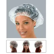 100 Pcs Shower Cap Disposable Bathing Caps Women One-off Clear Shower Caps Disposable Shower Caps